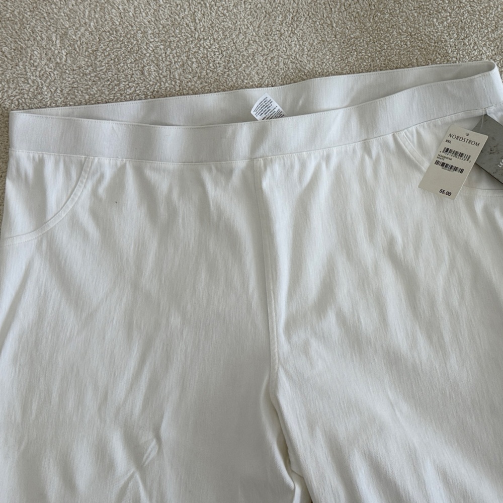 Nordstrom White Ankle & Cropped Pants